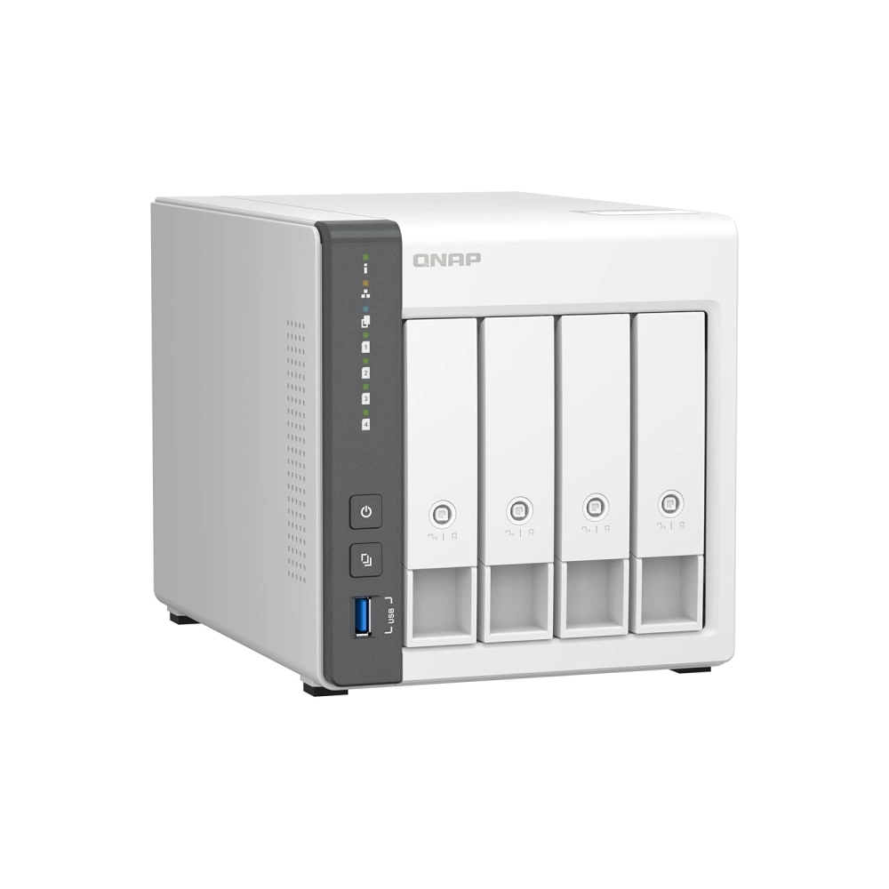 QNAP NAS Box 4 Bay 0TB 4 GB Ram TS-433 view 3
